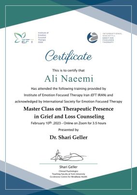 دوره تخصصی سوگ