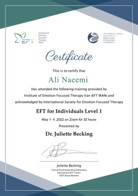 دوره سطح 1 درمان هیجان مدار 