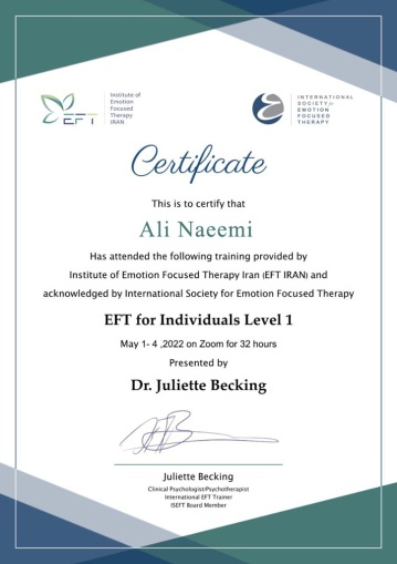 دوره سطح 1 درمان هیجان مدار 